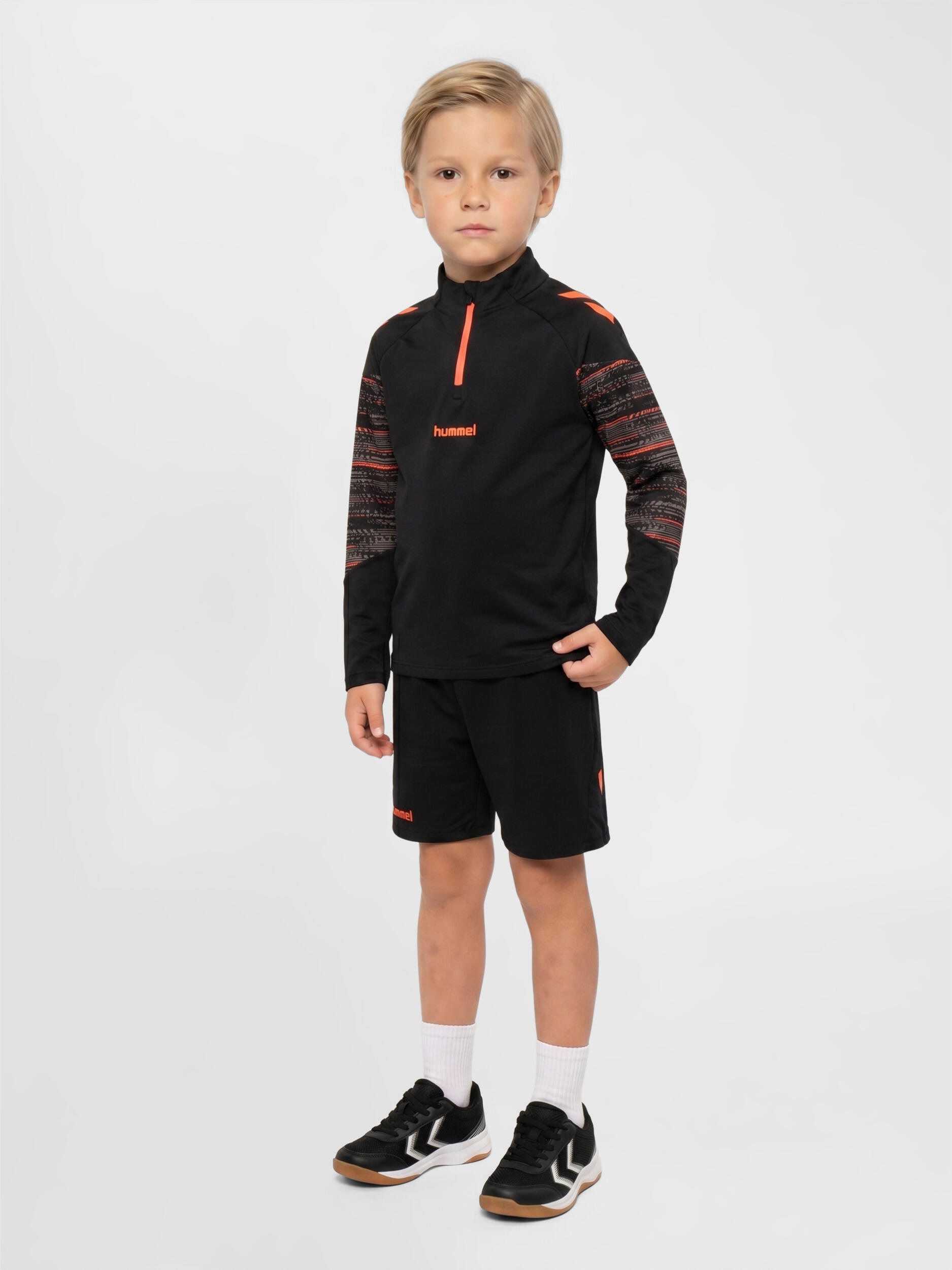 Demie-Fermeture Éclair Zip Sweat-Shirt Hmlblaze Multisport Enfant 3/10