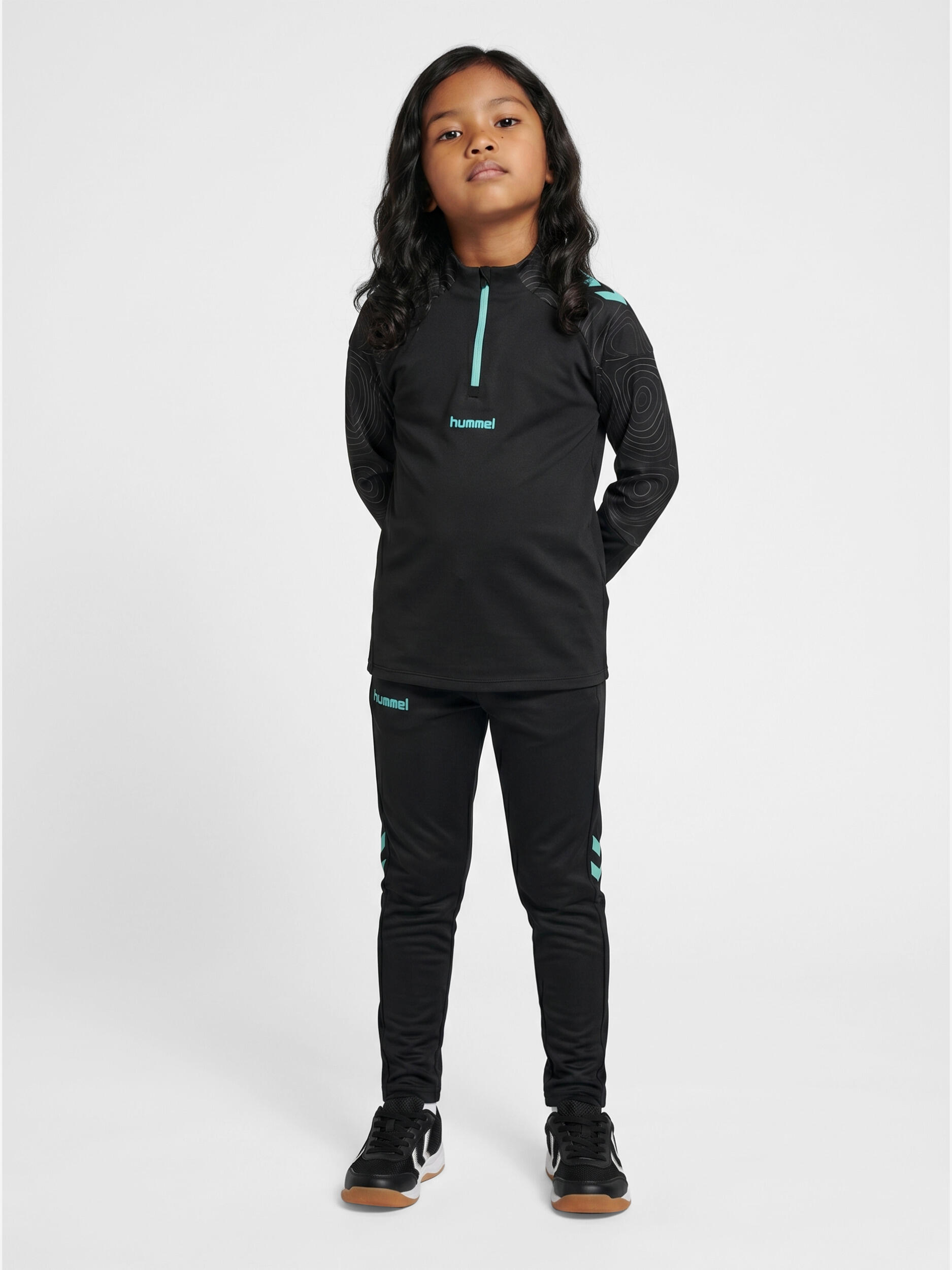 Halve Rits Sweatshirt Hmlblaze Uniseks Kinderen 2/7