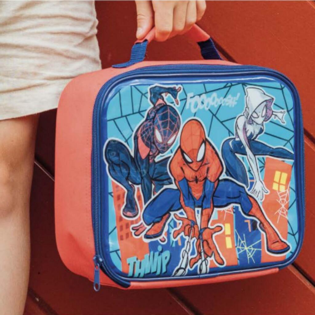 SPIDERMAN Insulated Rectangular Lunch Bag with Carry Handle