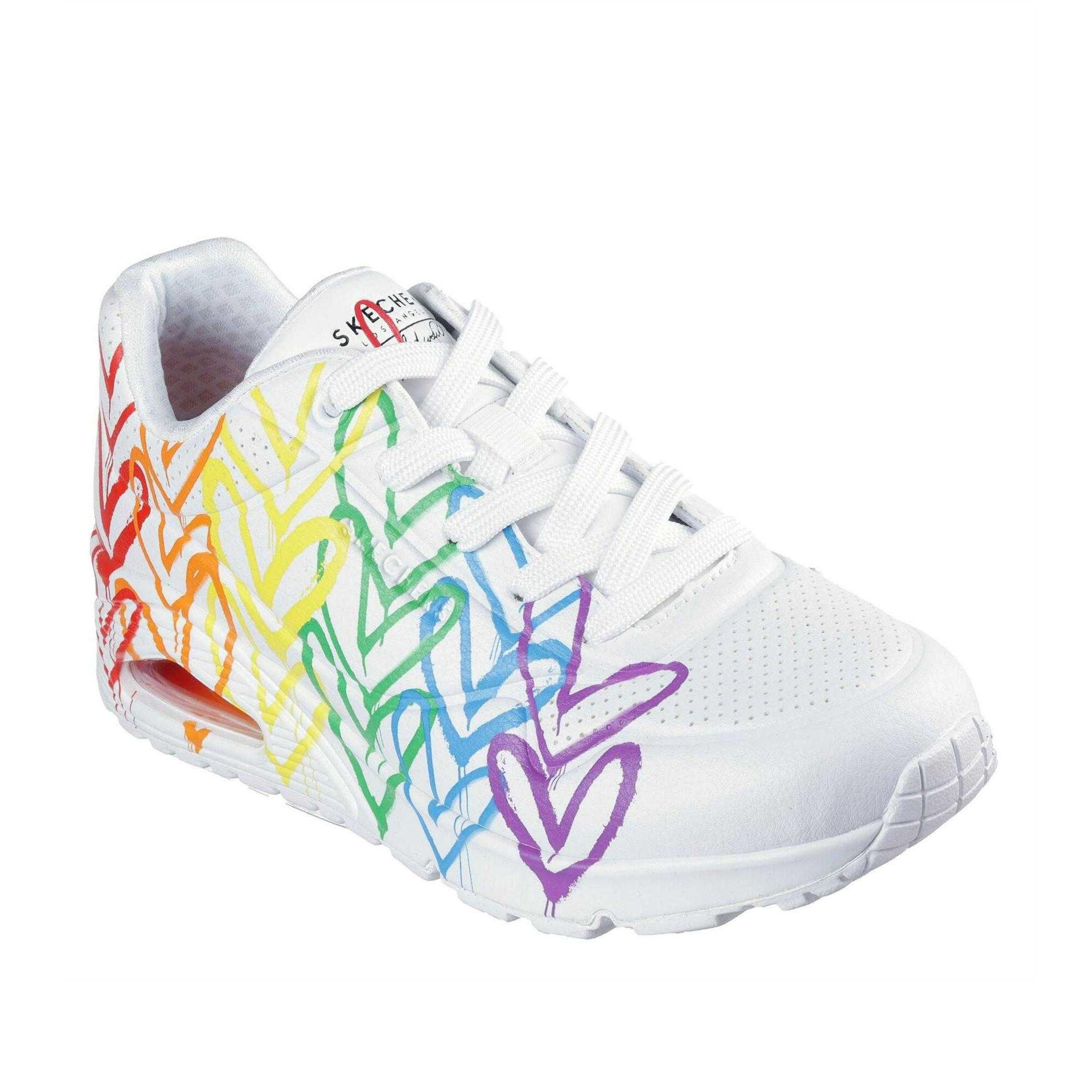 Skechers Womens/Ladies Goldcrown Glitter Heart Trainers