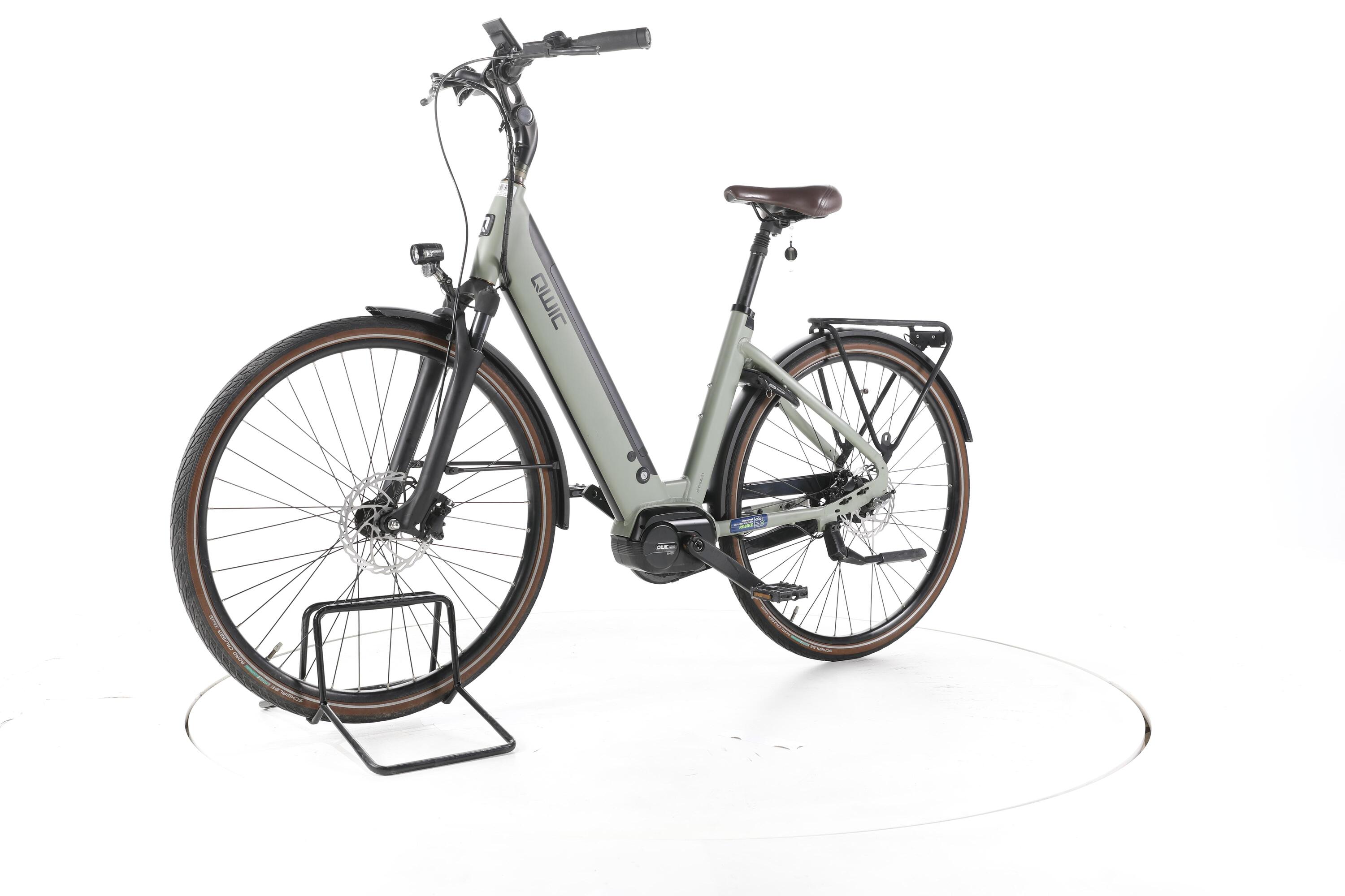 Segunda vida - QWIC Premium-i MN7+ City E-Bike Cuadro bajo - Buen estado 5/7