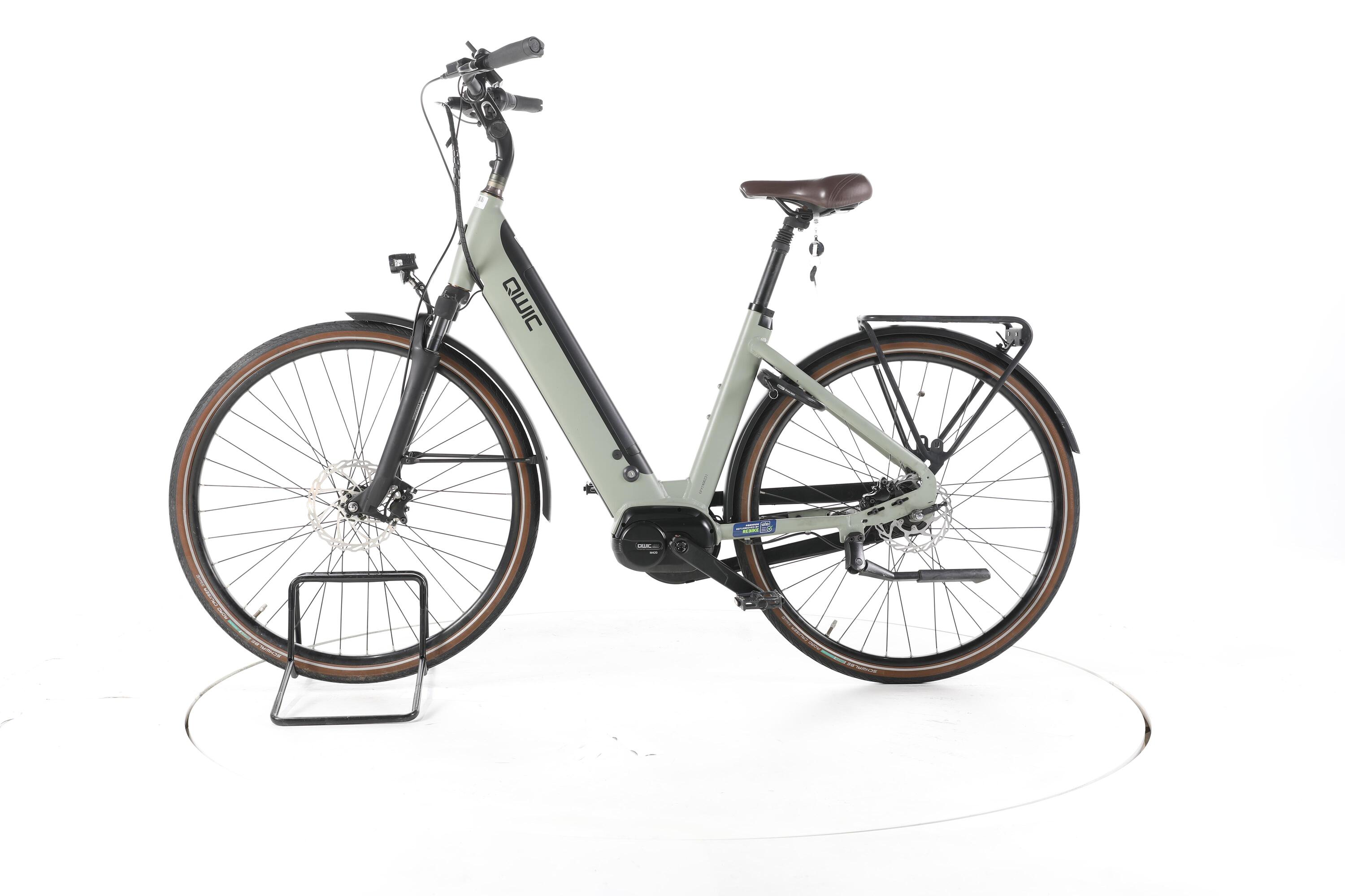 Segunda vida - QWIC Premium-i MN7+ City E-Bike Cuadro bajo - Buen estado 6/7