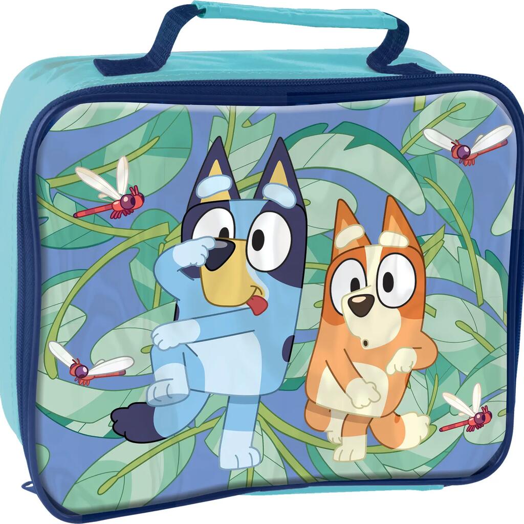 BLUEY insulated rectangular lunch bag with carry handle