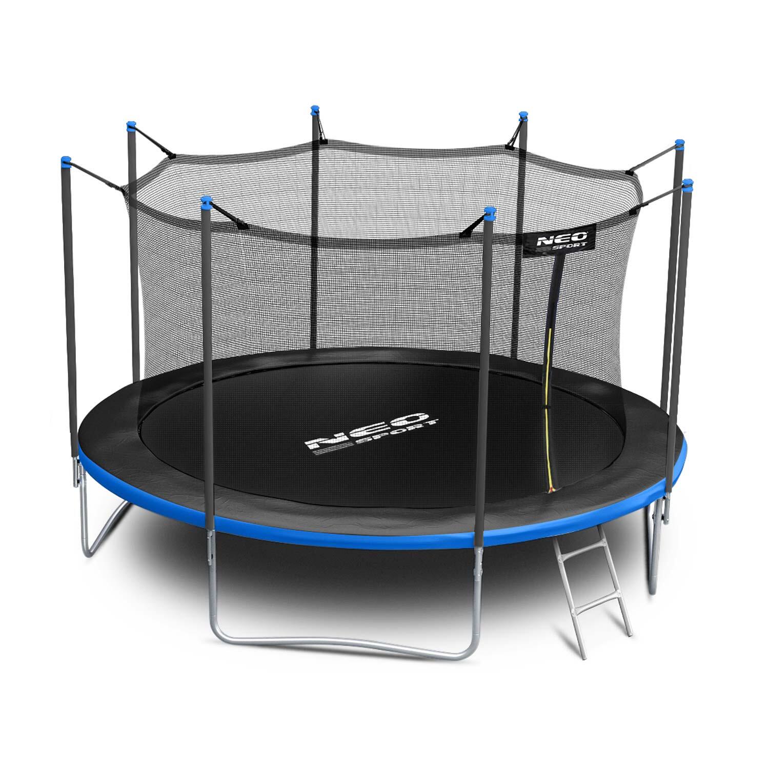 Trampolina ogrodowa z siatką wewnętrzną Neo-Sport 404 cm 13ft 2/6