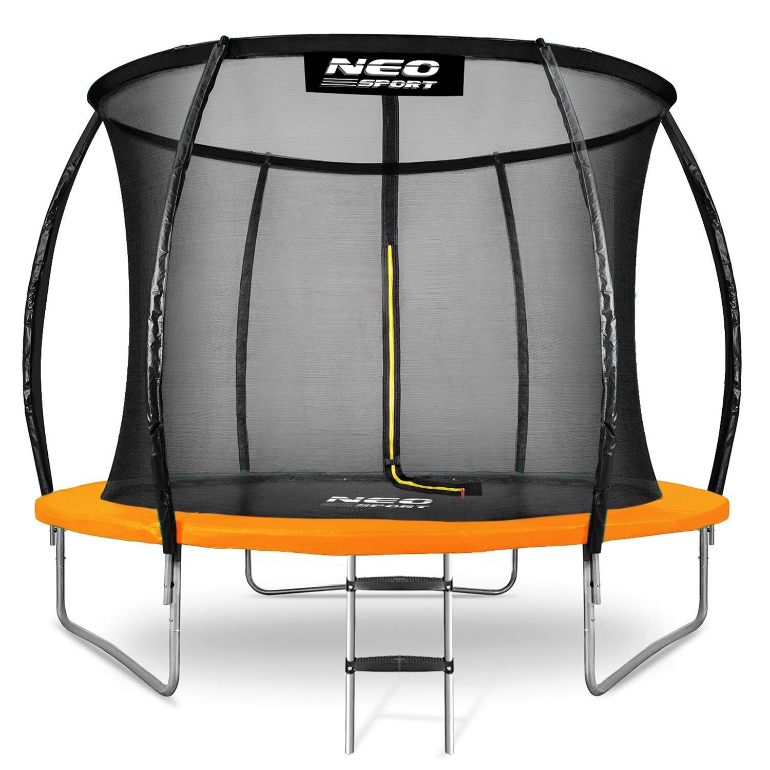 Trampolin Gartentrampolin Kindertrampolin Sicherheitsnetz Neo-Sport 252 cm 8ft 1/7