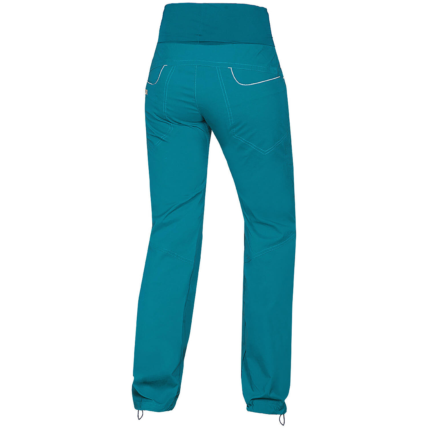 Pantalón de escalada femenino Ocún NOYA ECO PANTS Turquesa elástico reciclado 3/7