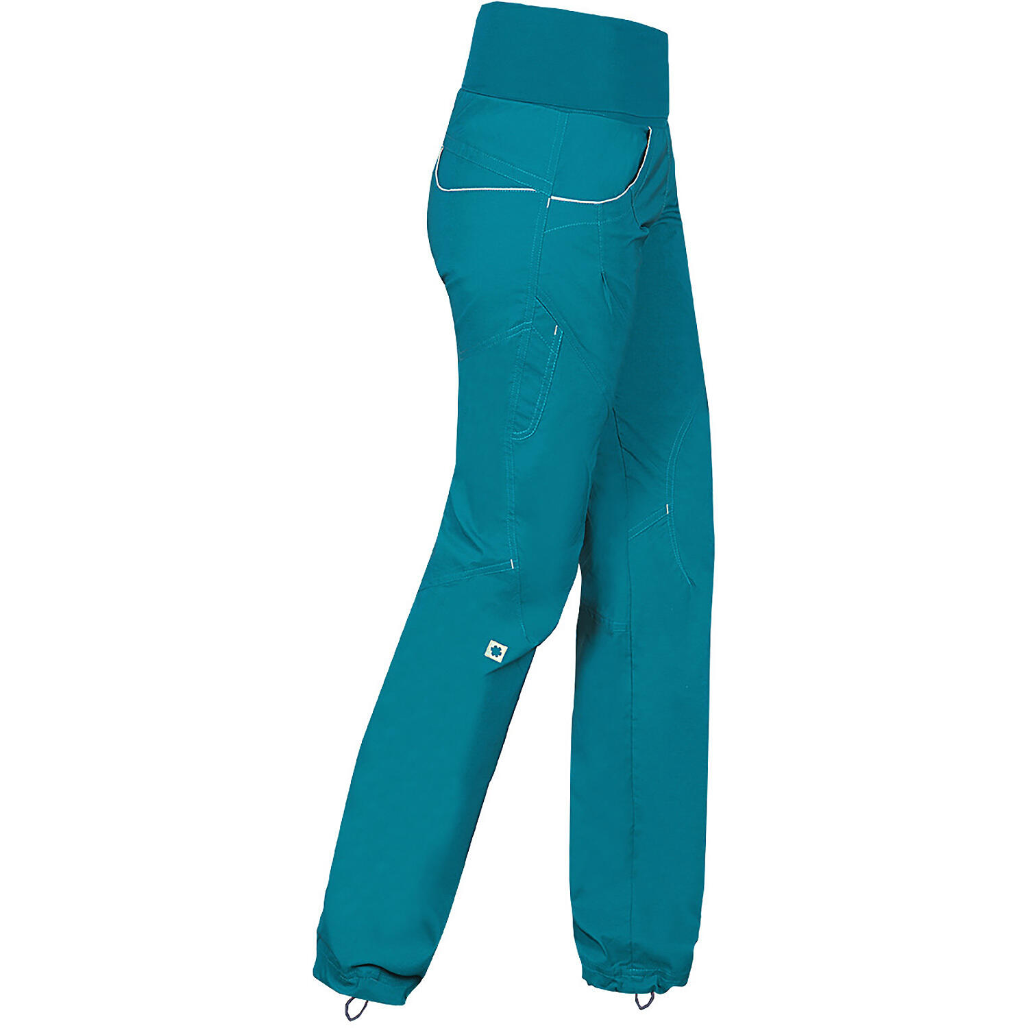 Pantalón de escalada femenino Ocún NOYA ECO PANTS Turquesa elástico reciclado 2/7