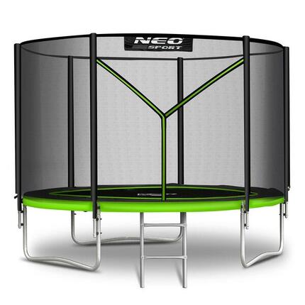Trampolina ogrodowa z siatką zewnętrzną Neo-Sport 312cm 10ft