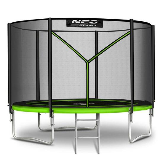Trampolina ogrodowa z siatką zewnętrzną Neo-Sport 312cm 10ft