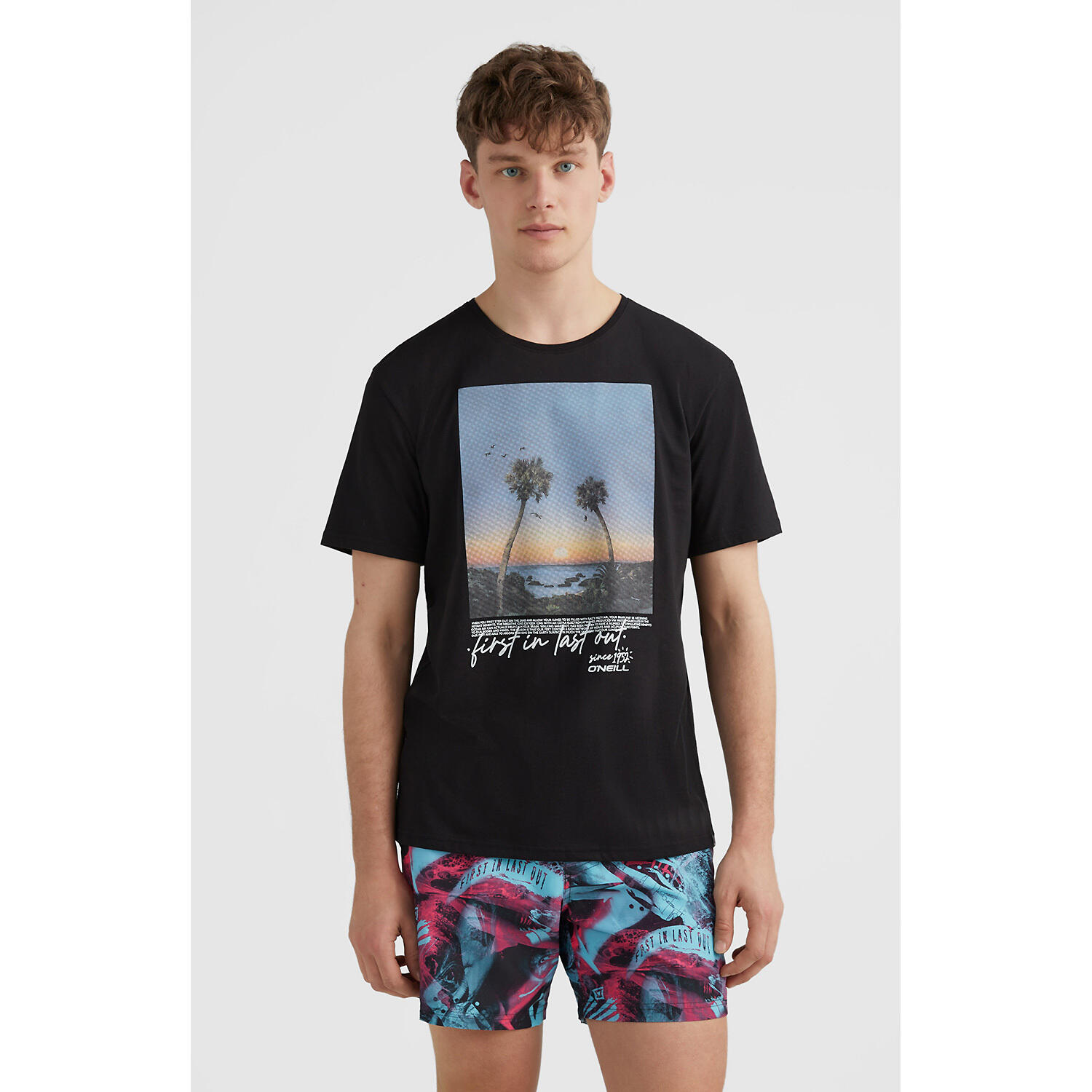 O'NEILL O'neill T-Shirts LOREN T-SHIRT  Hommes Black Out 5/7