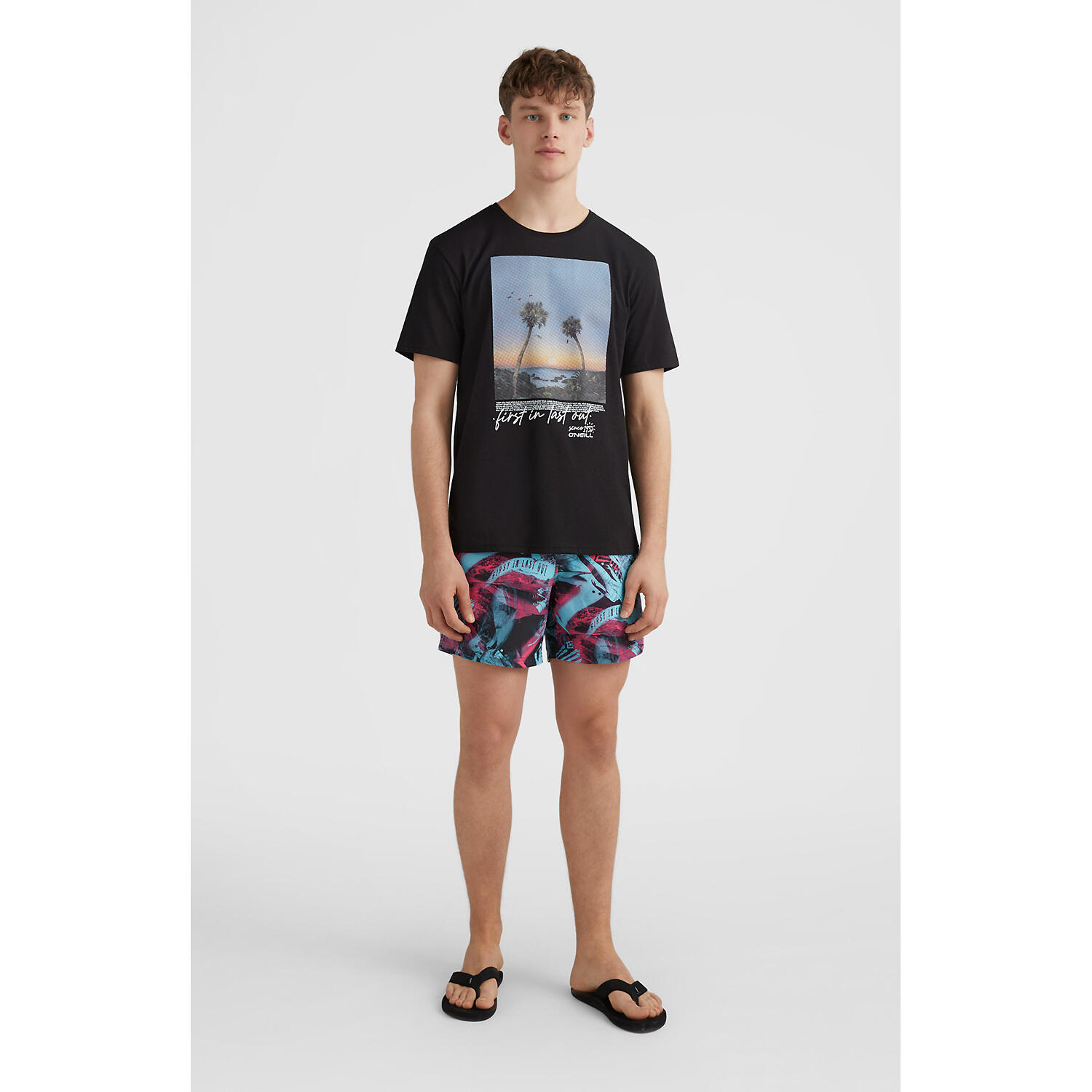 O'NEILL O'neill T-Shirts LOREN T-SHIRT  Hommes Black Out 4/7
