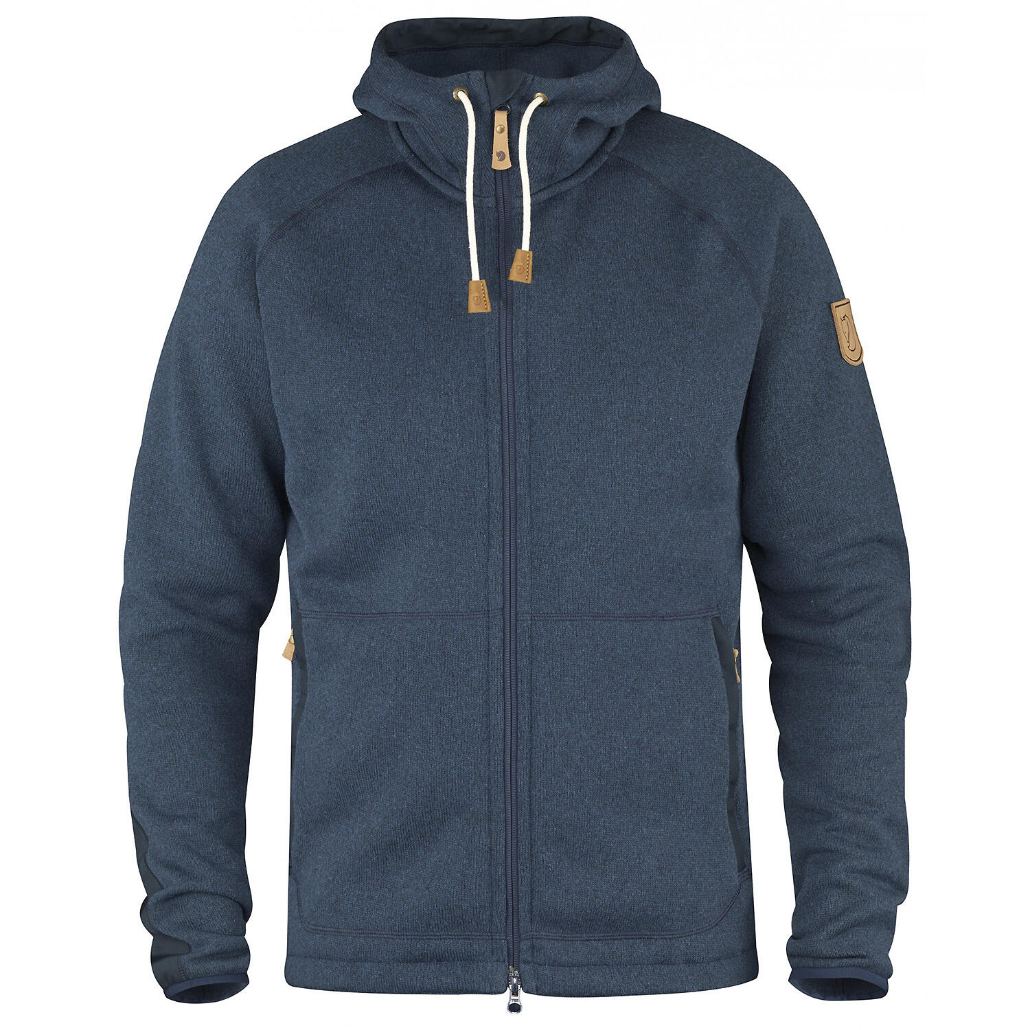 Fjällräven Övik Veste Polaire à Capuche M560 - Bleu Marine 2/7