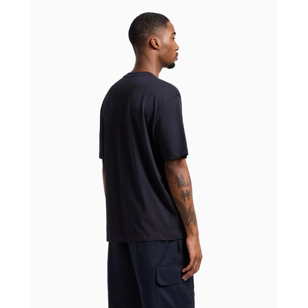 T-shirt uomo armani exchange blu 2/4