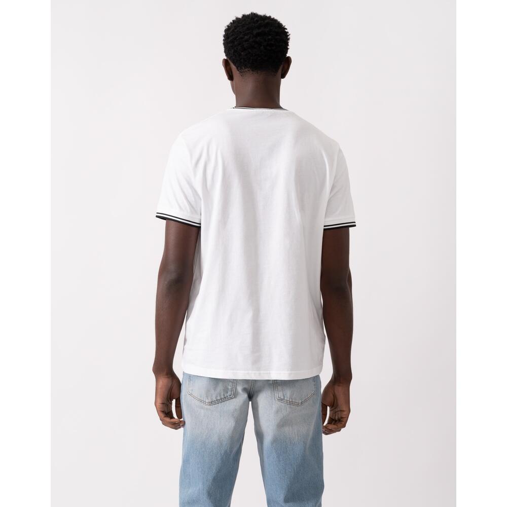 T-Shirt Fred Perry M1588fp  Branco 2/6