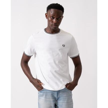 T-shirt Fred Perry Modèle M1588fp Couleur Blanc