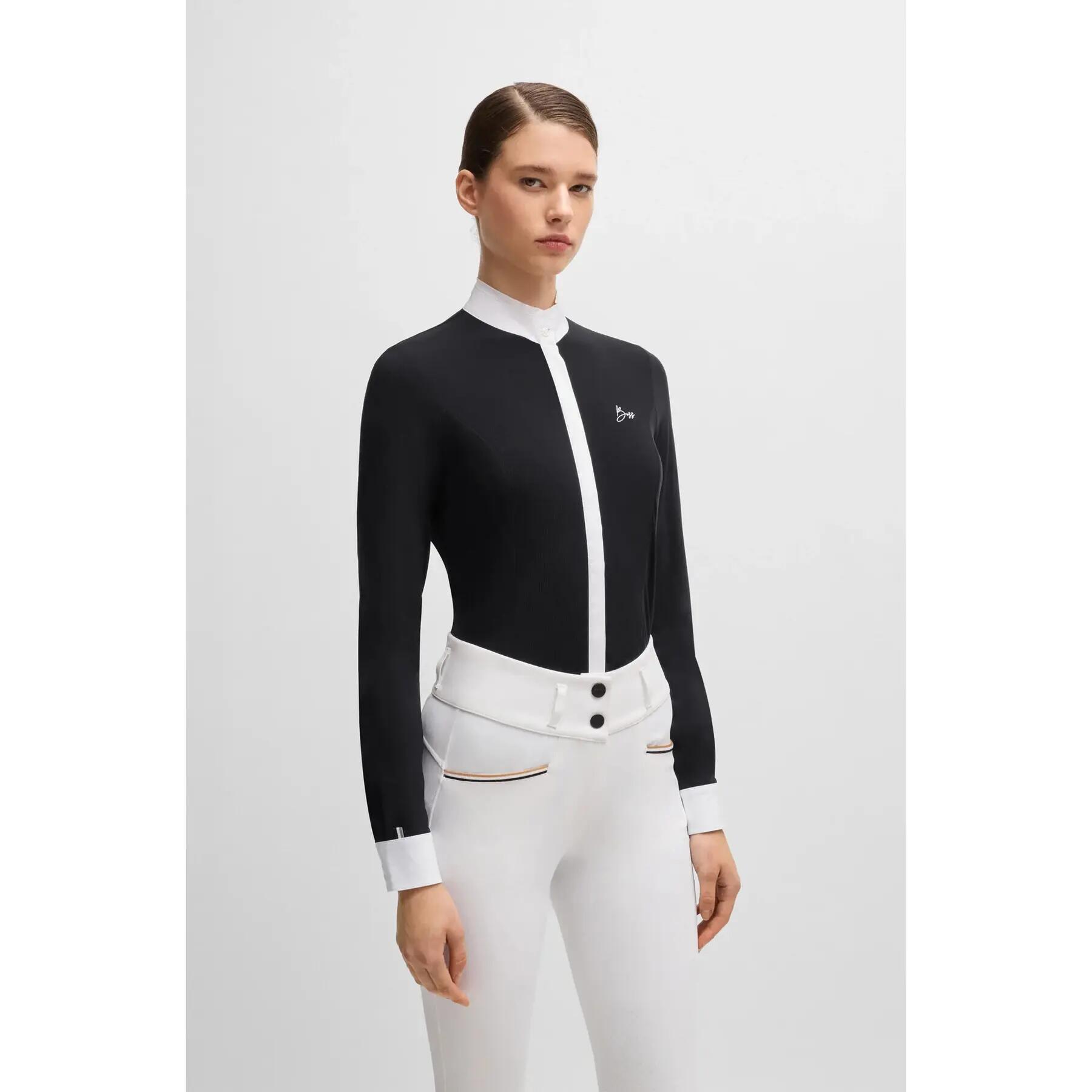 Langärmeliges Wettkampfhemd Damen Boss Equestrian Emma 2/3