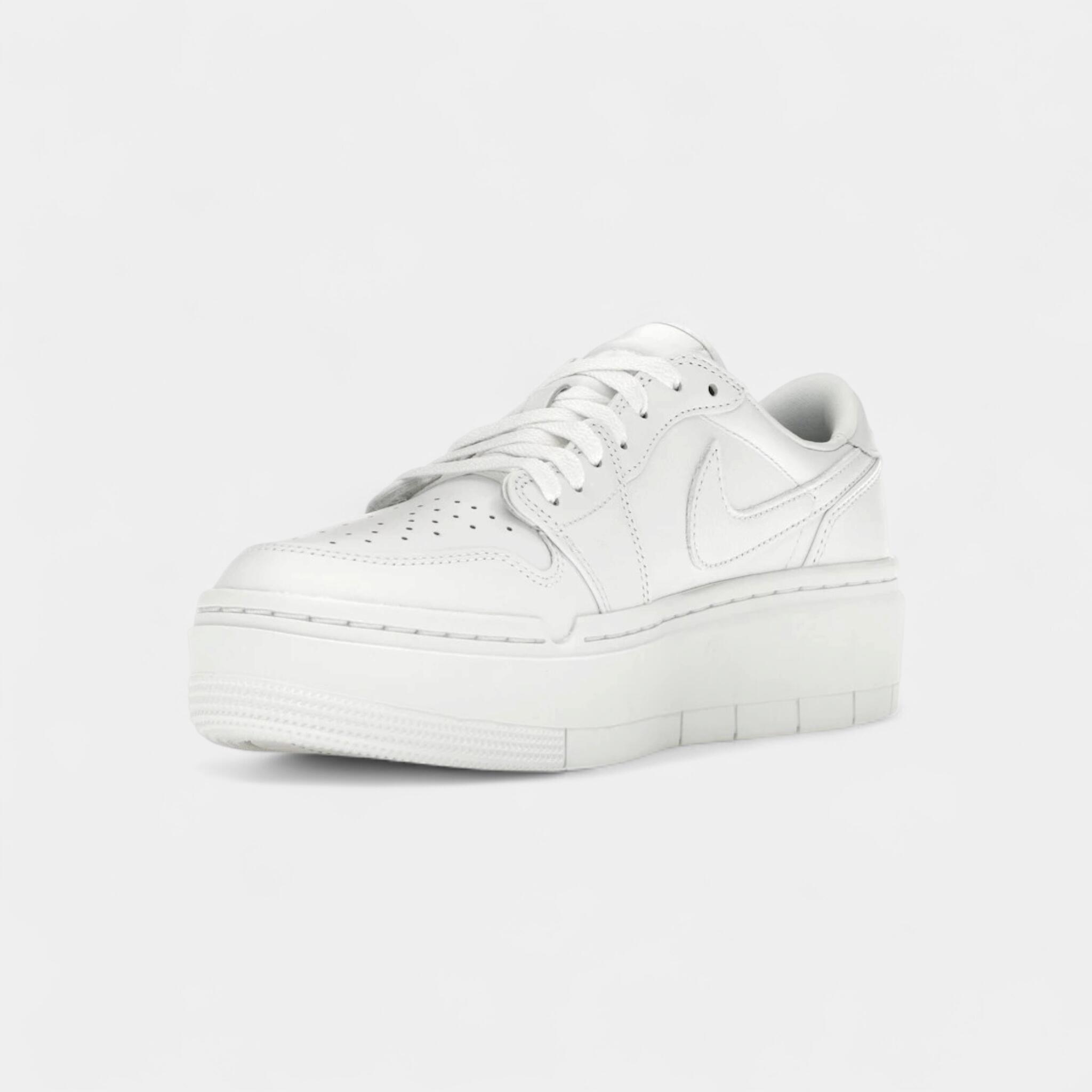 Jordan 1 Elevate Low Triple White (Women's) 3/4