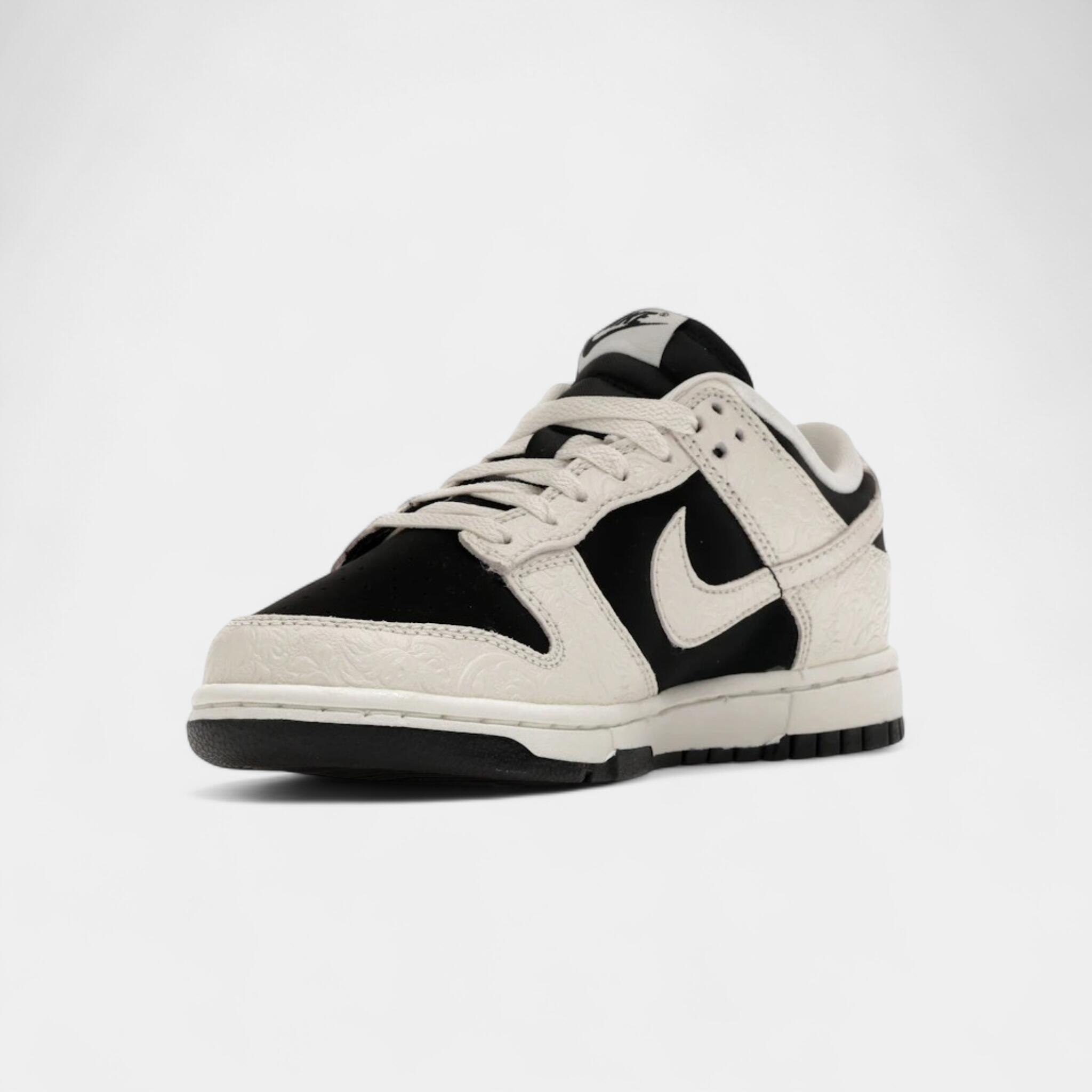 Nike Dunk Low Embossed Black Sail (Women's) 3/4