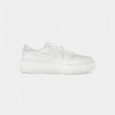 Jordan 1 elevate low triple white (women's)