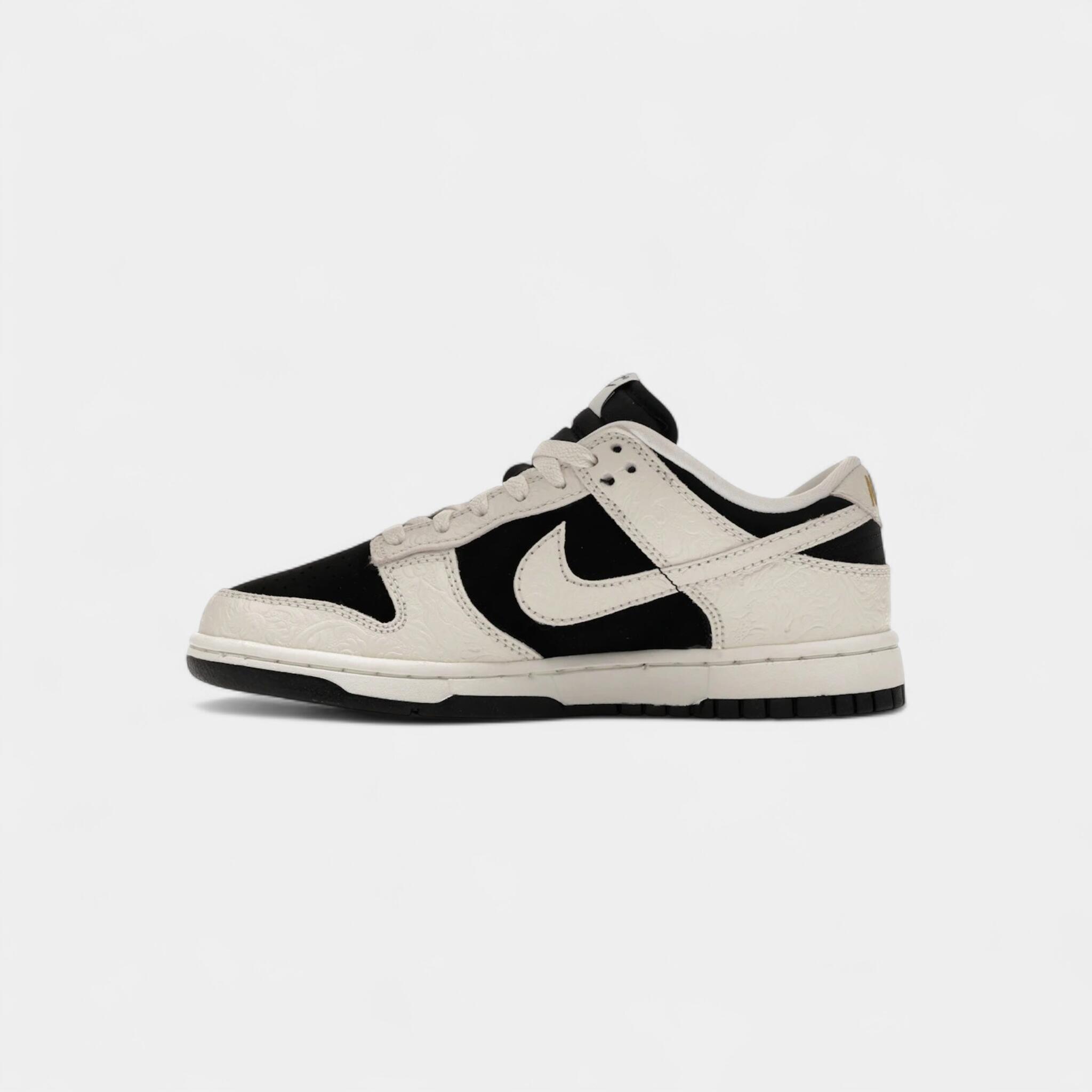 Nike Dunk Low Embossed Black Sail (Women's) 4/4
