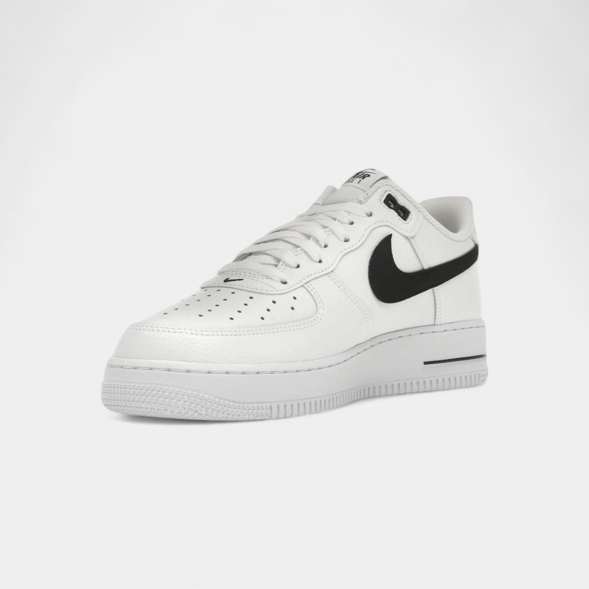 Nike Air Force 1 Low '07 LV8 White Black Bright Crimson 3/4
