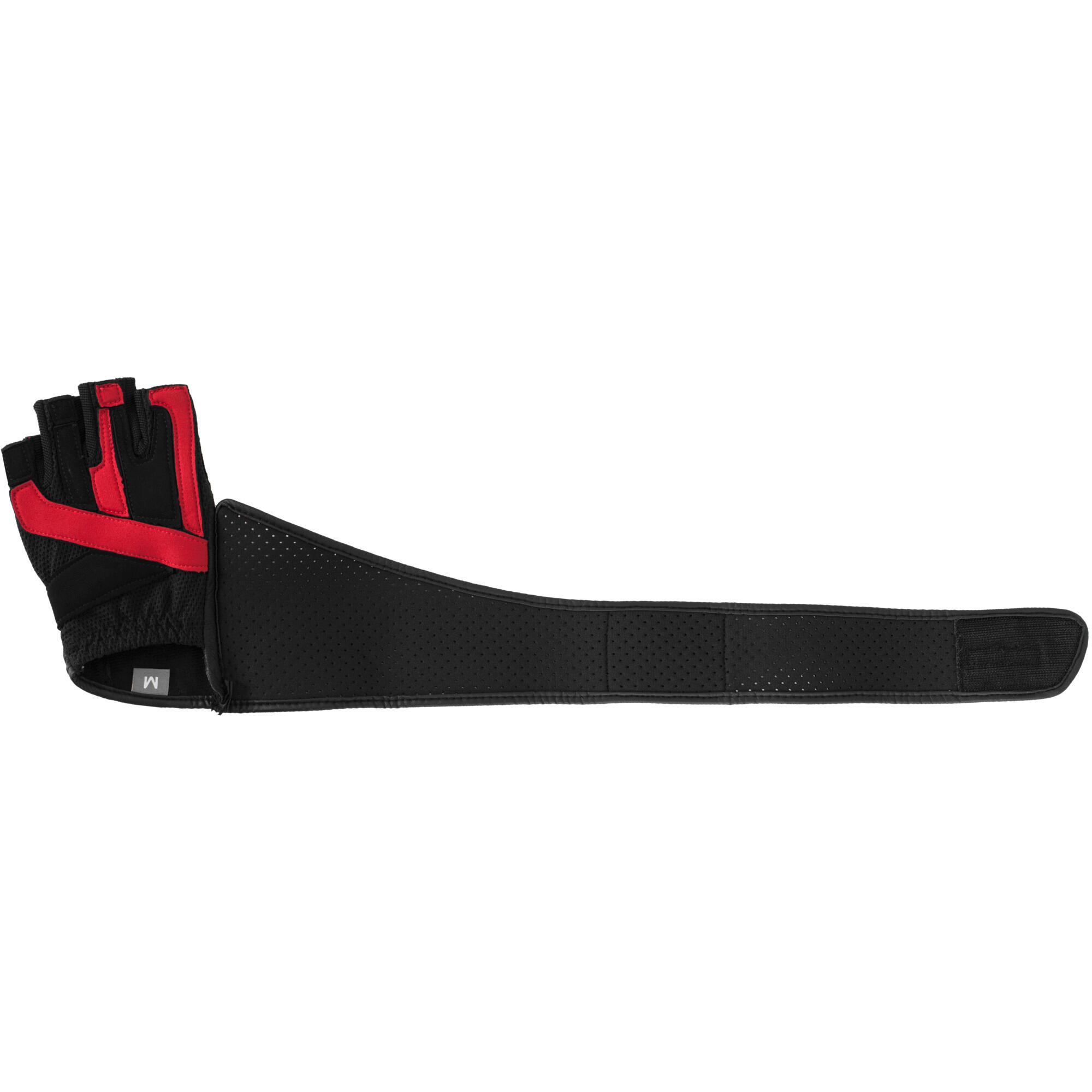 Trainingshandschuhe inkl. Gelenkbandage Schwarz/Rot 5/7