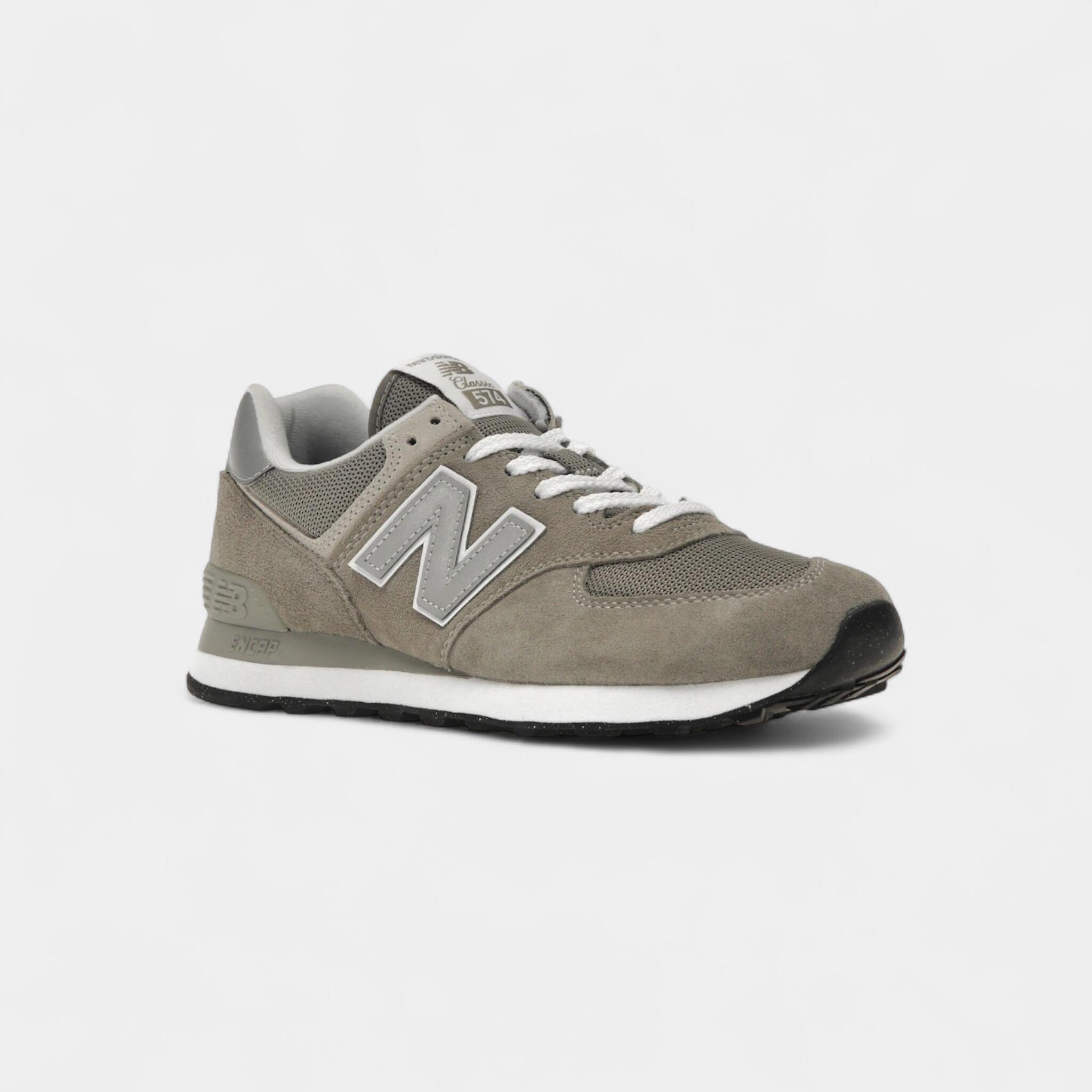 New Balance 574 Grey White 2/4
