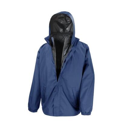Veste imperméable 3 en 1 avec gilet matelassé Result