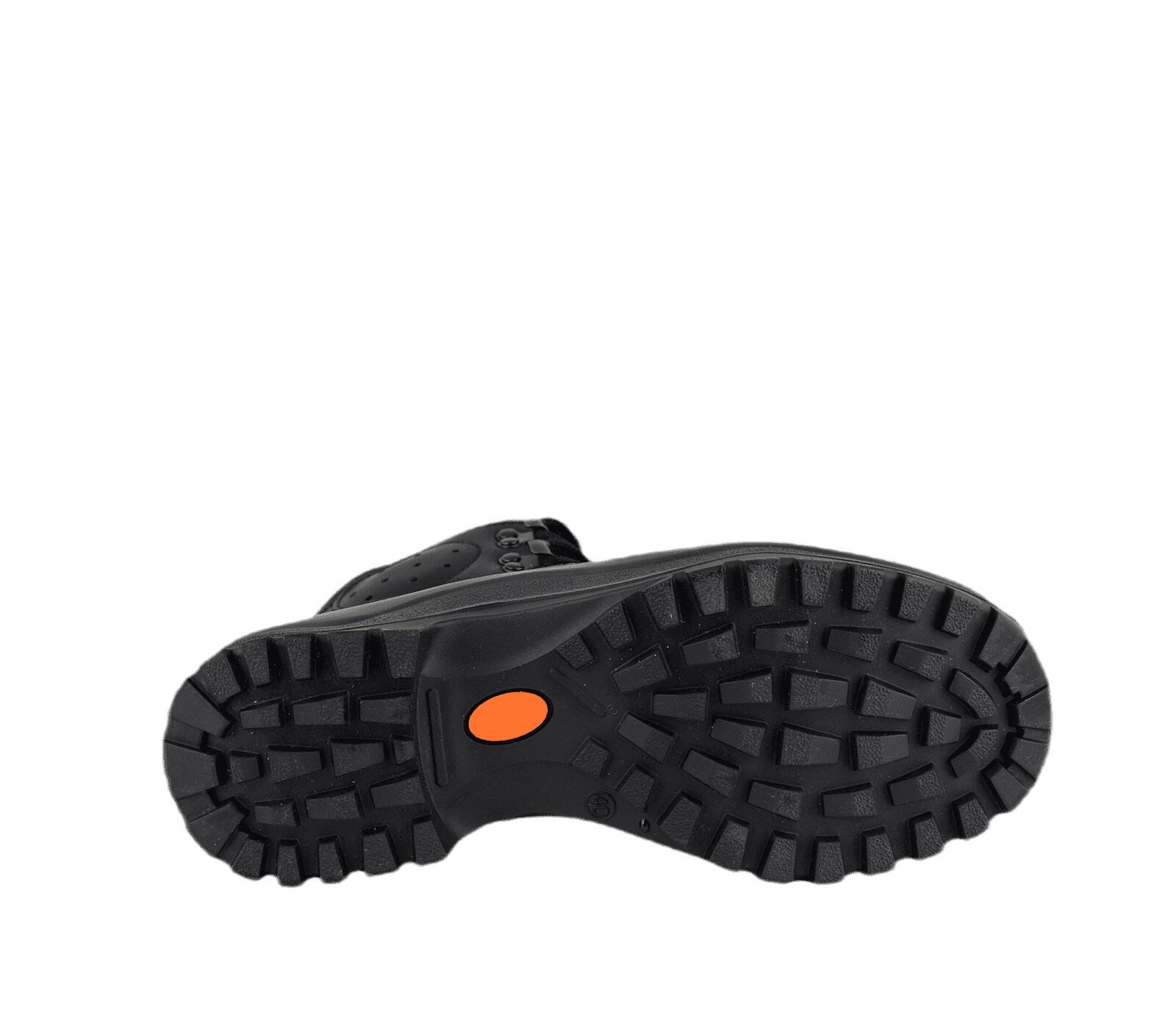 Gri Sherpa Heren leren mid wandelschoenen Black 3/5