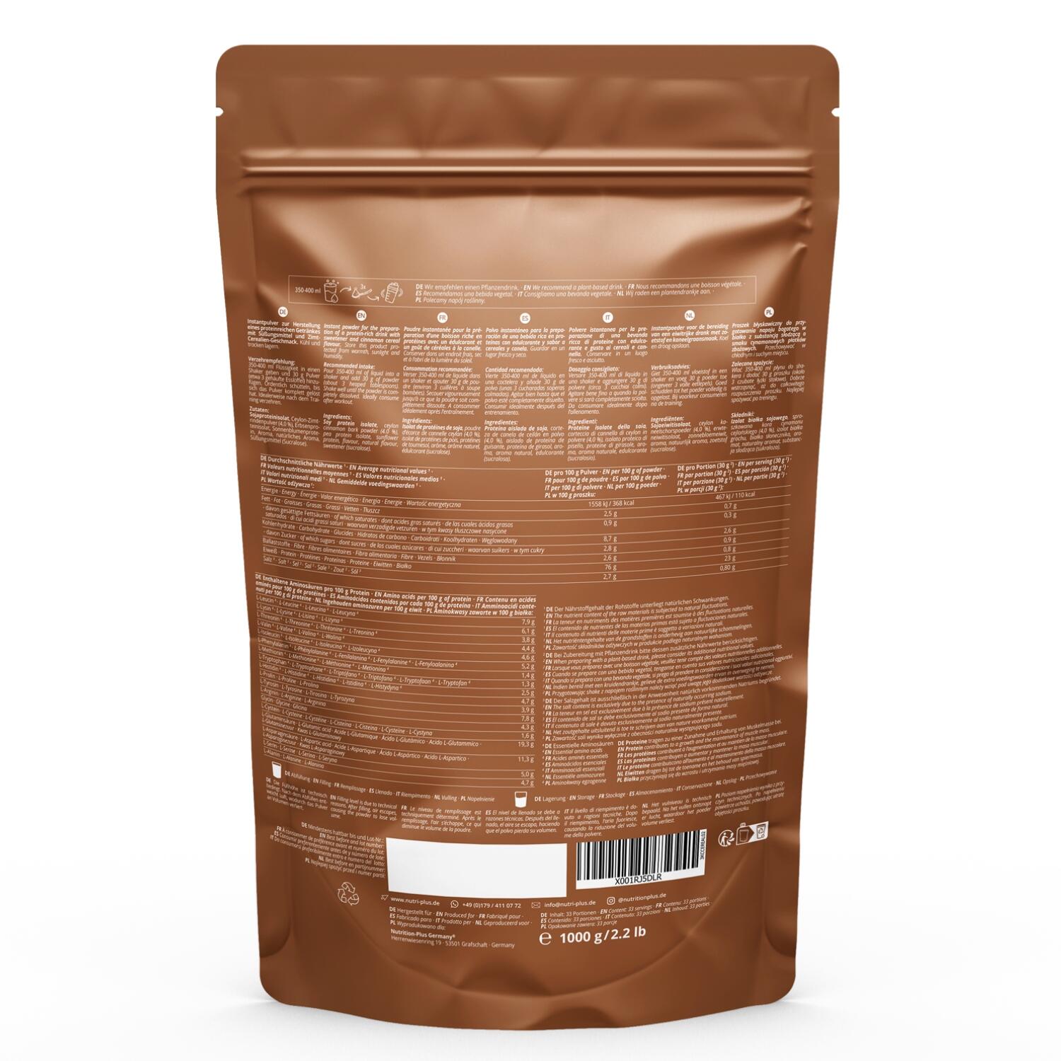 Proteinpulver 3K 1000g - Cinnamon Cereal 2/5