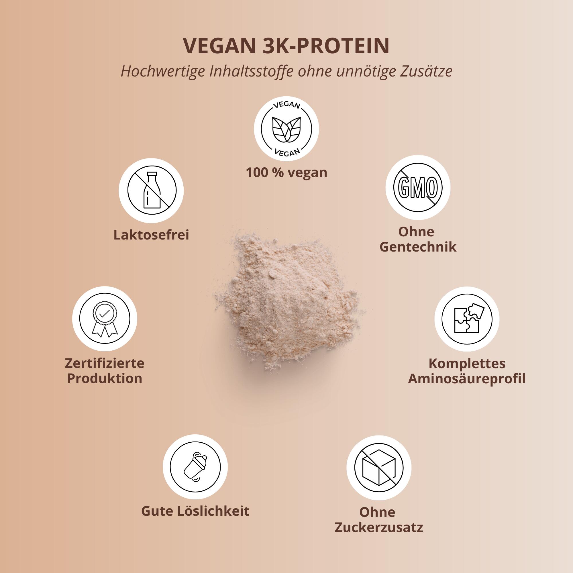 Proteinpulver 3K Hazelnut - 1000g 4/5