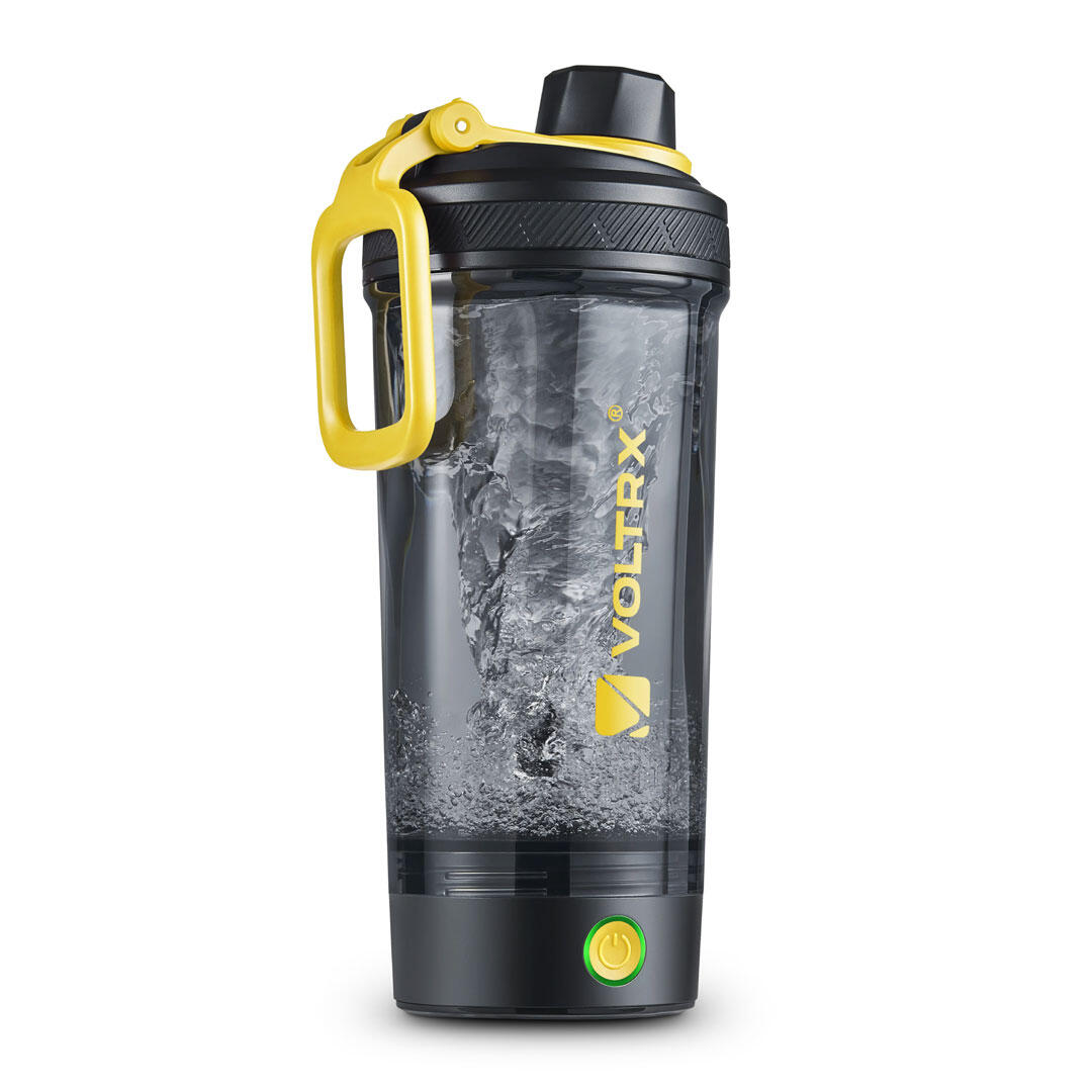 VOLTRX GALLIUM 700ML Electric Protein Shaker Bottle – YELLOW - IRONTEC
