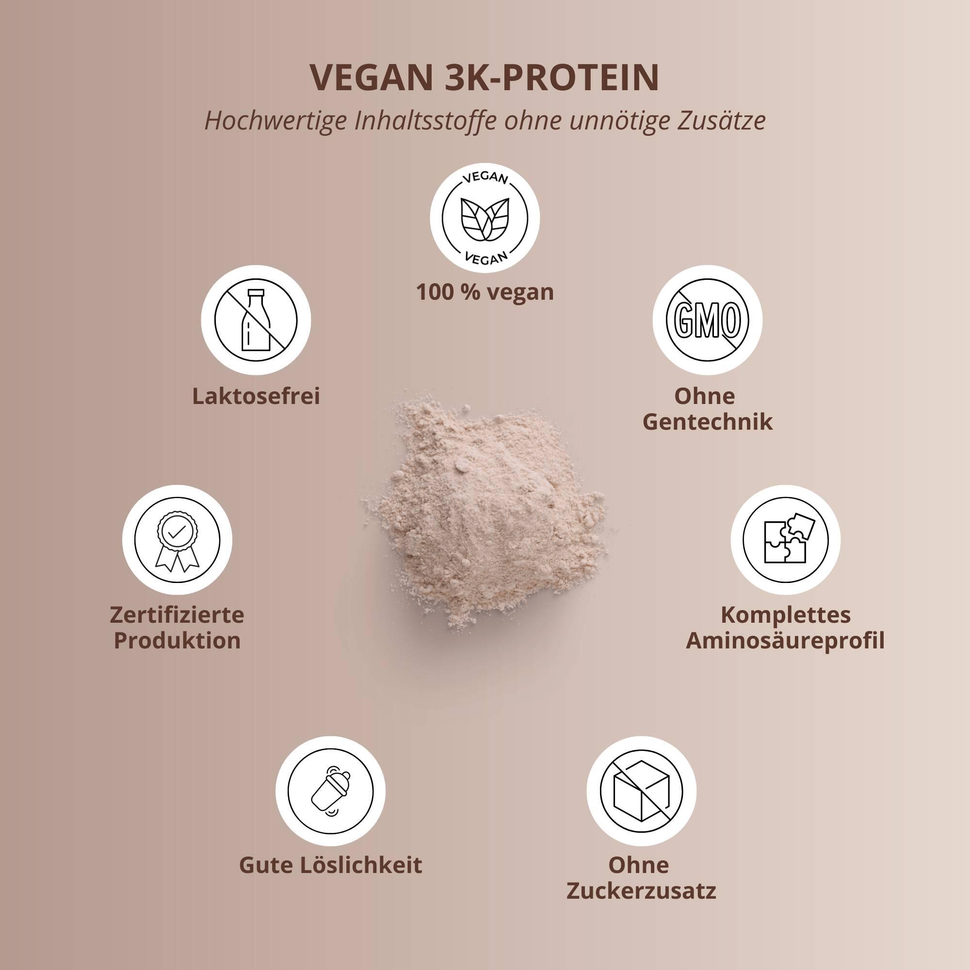 Proteinpulver 3K Chocolate - 1000g 4/6