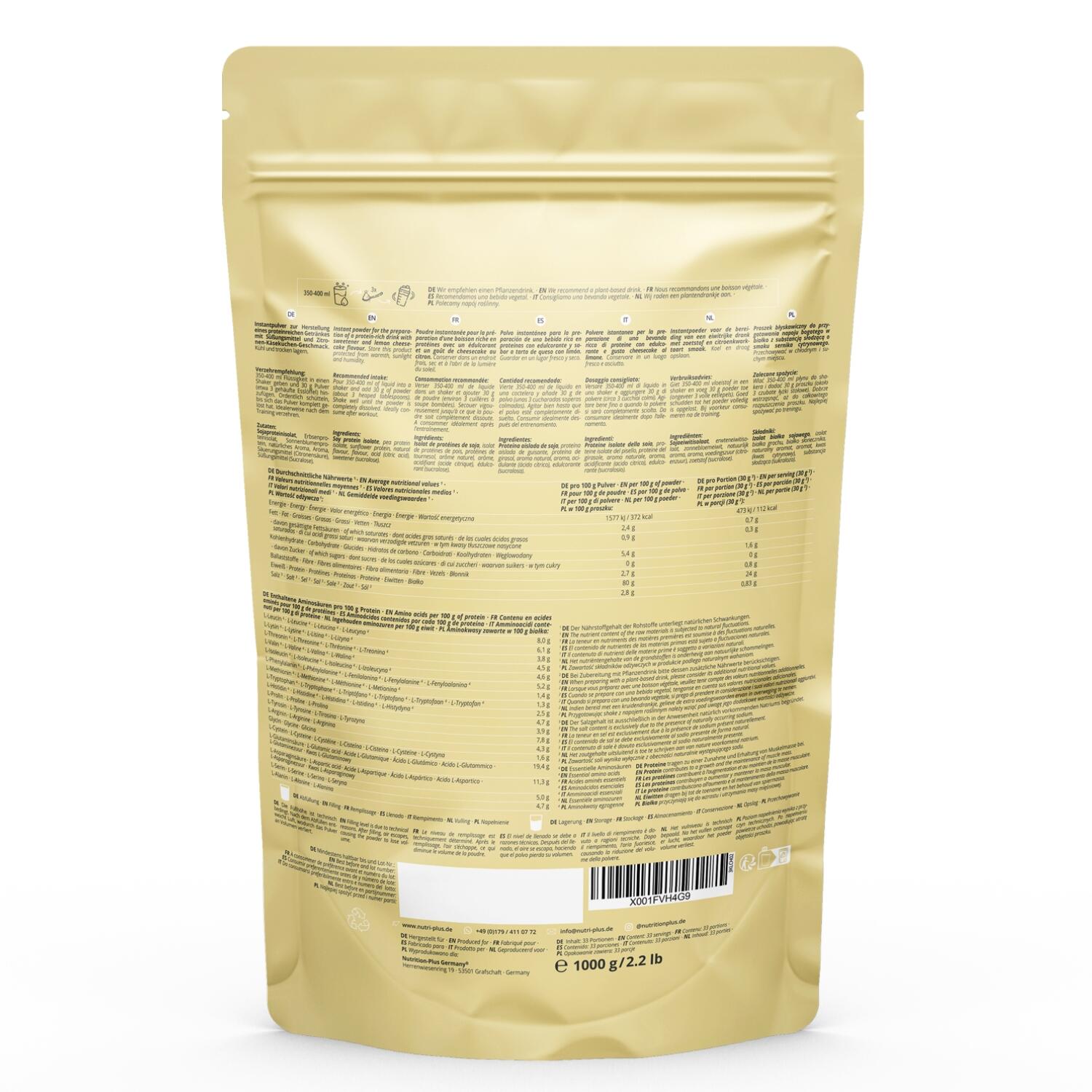 Proteinpulver 3K Lemon Cheesecake - 1000g 2/5
