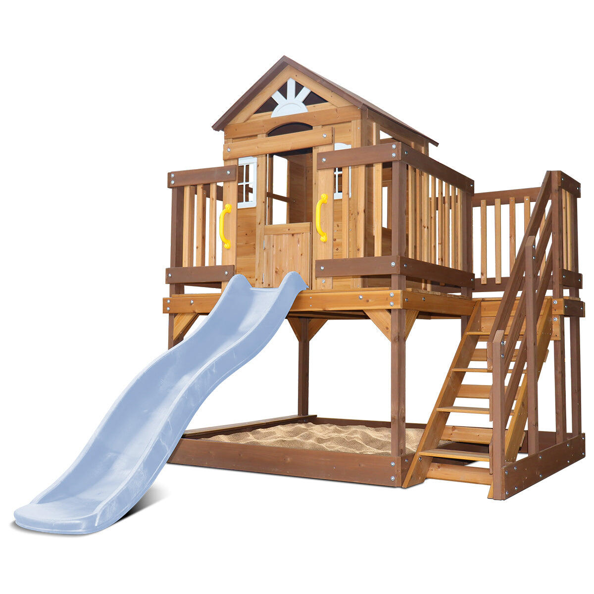 Lifespan Kids Silverton Cubby House with 1.8m Slide