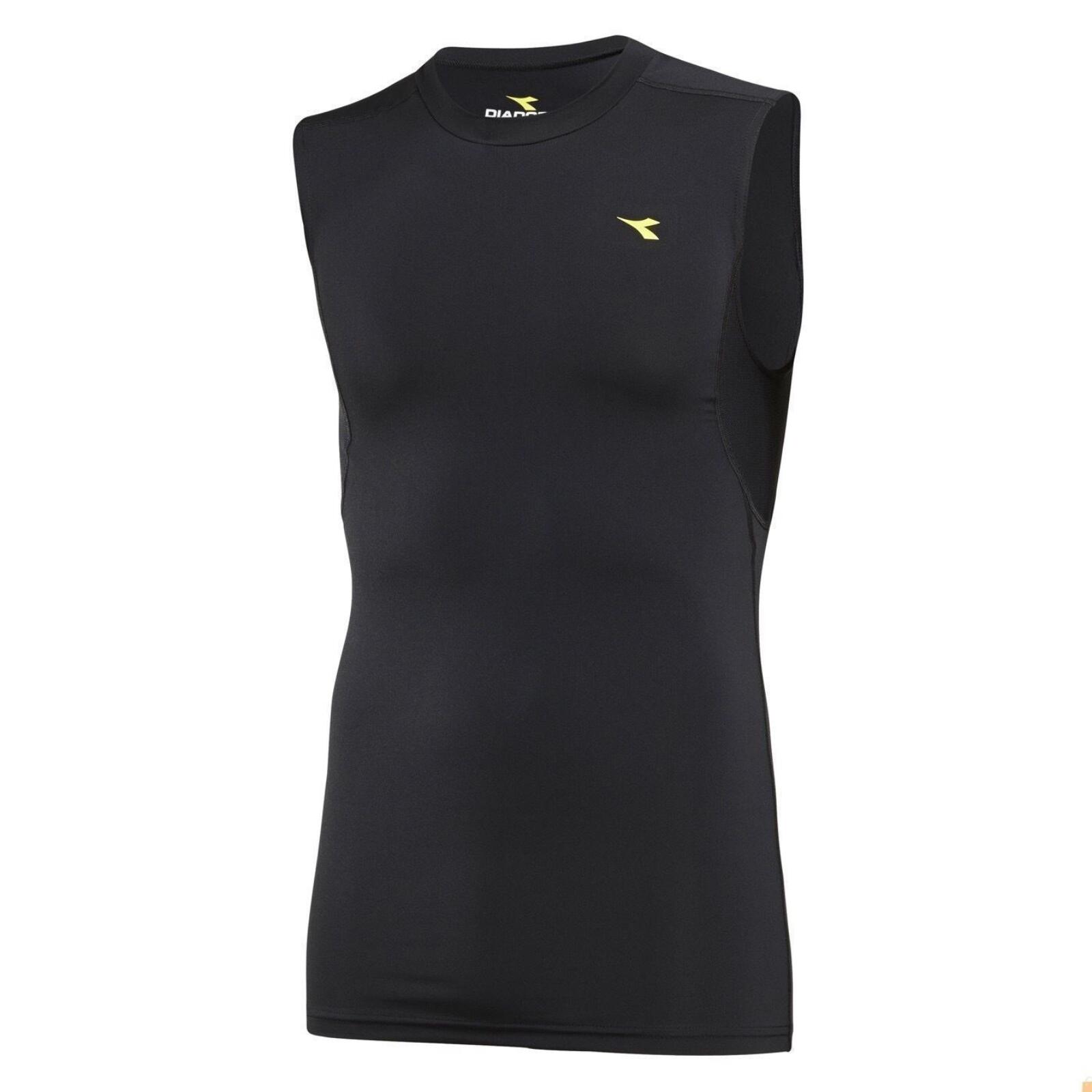 Diadora Mens  Compression Sleeveless Muscle Top Gym Thermal