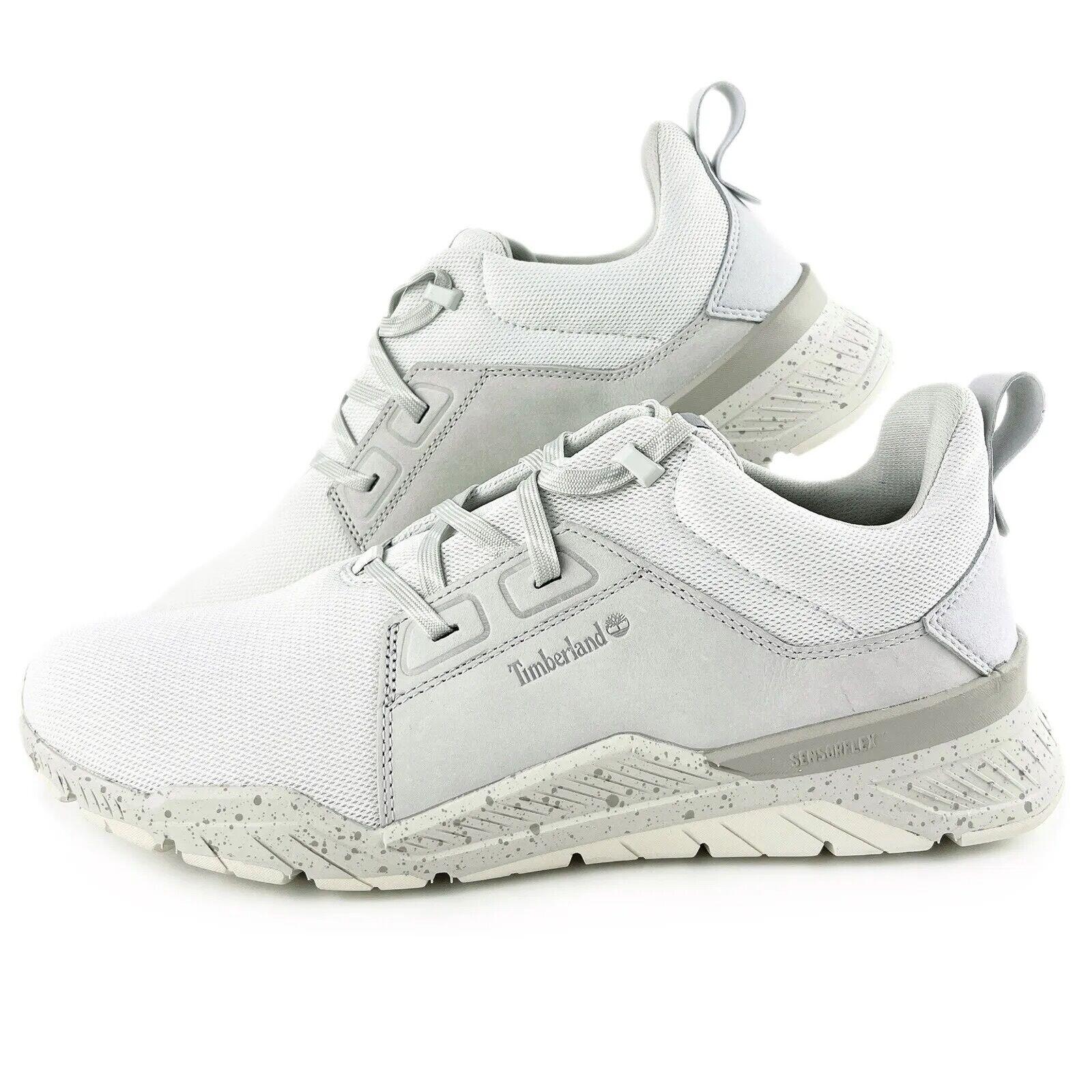 Timberland Mens Concrete Trail Low Sneakers Shoes SENSORFLEX Wide - Light Grey