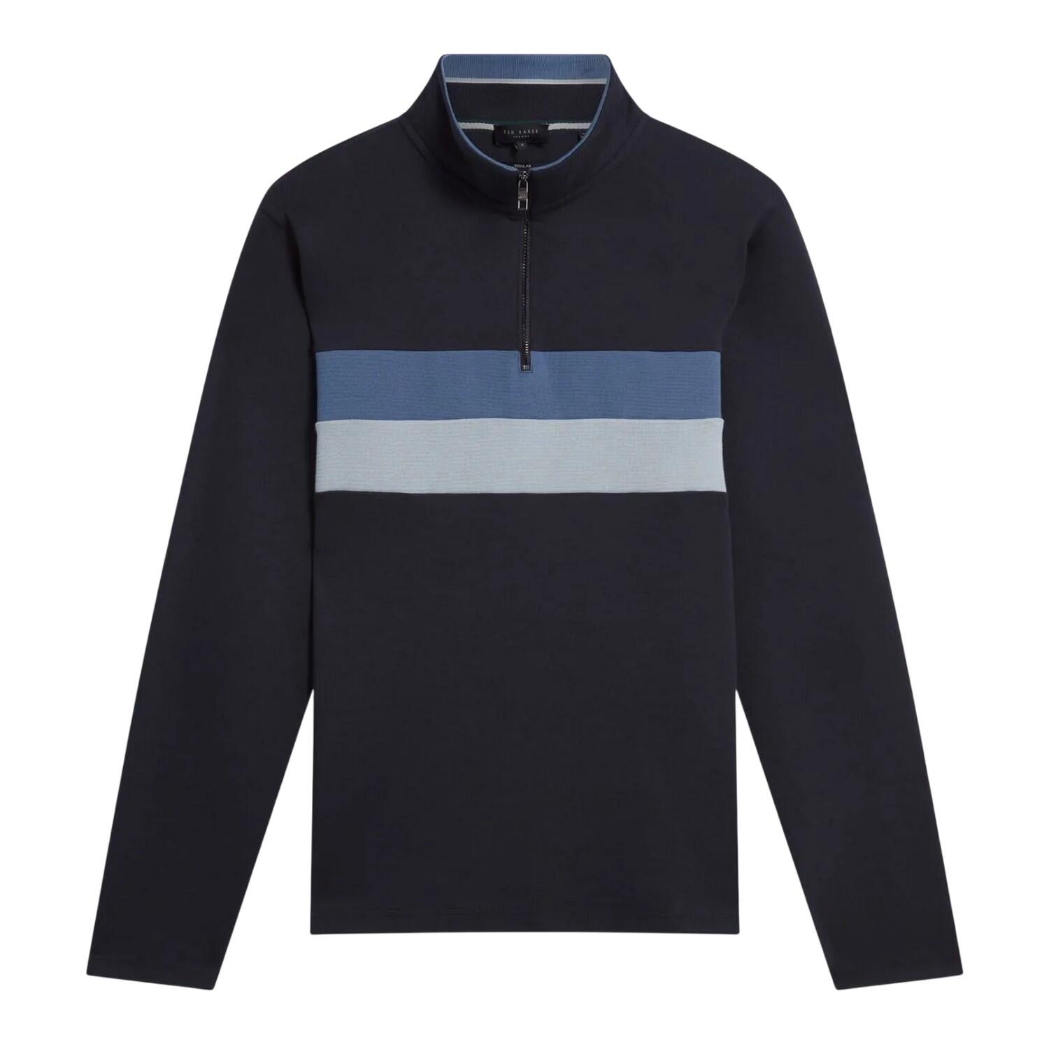 Ted Baker Mens Quarter Zip Fleece Top
