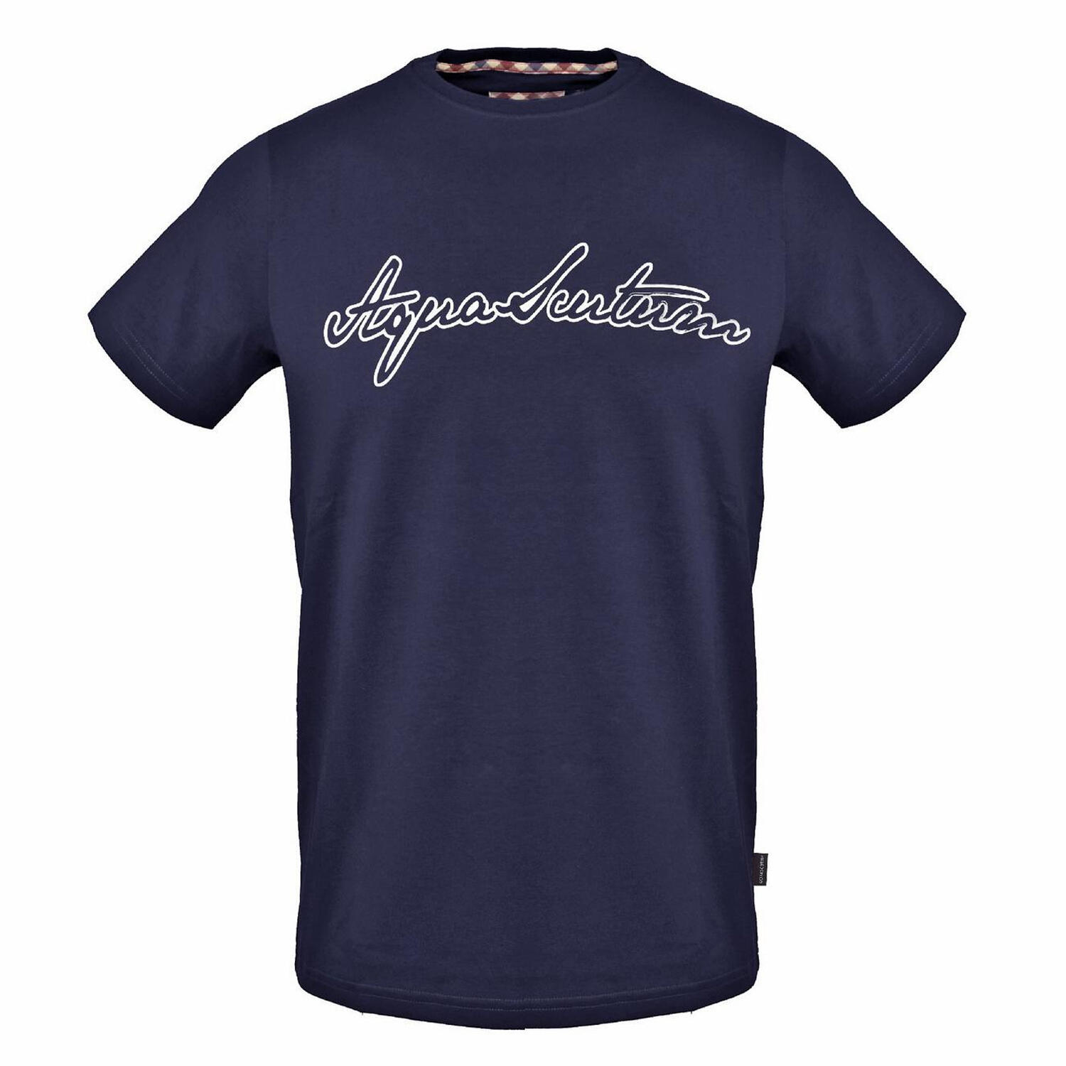Aquascutum Mens Script Regular T-Shirt