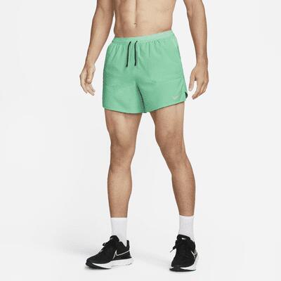 NIKE Men's 9" Standard Length Running/Tennis Shorts Gym Sports - Green