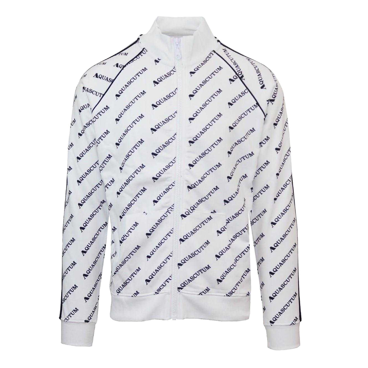 Aquascutum Mens High Collar Raglan Track Jacket
