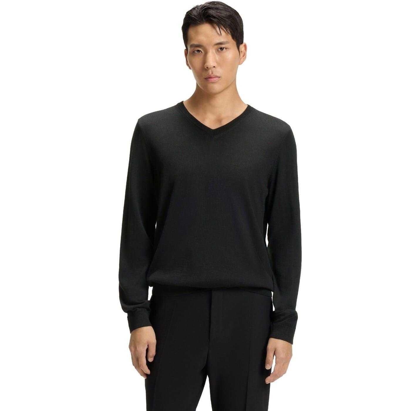 Boss Mens Knitted Regular Formal Pullover