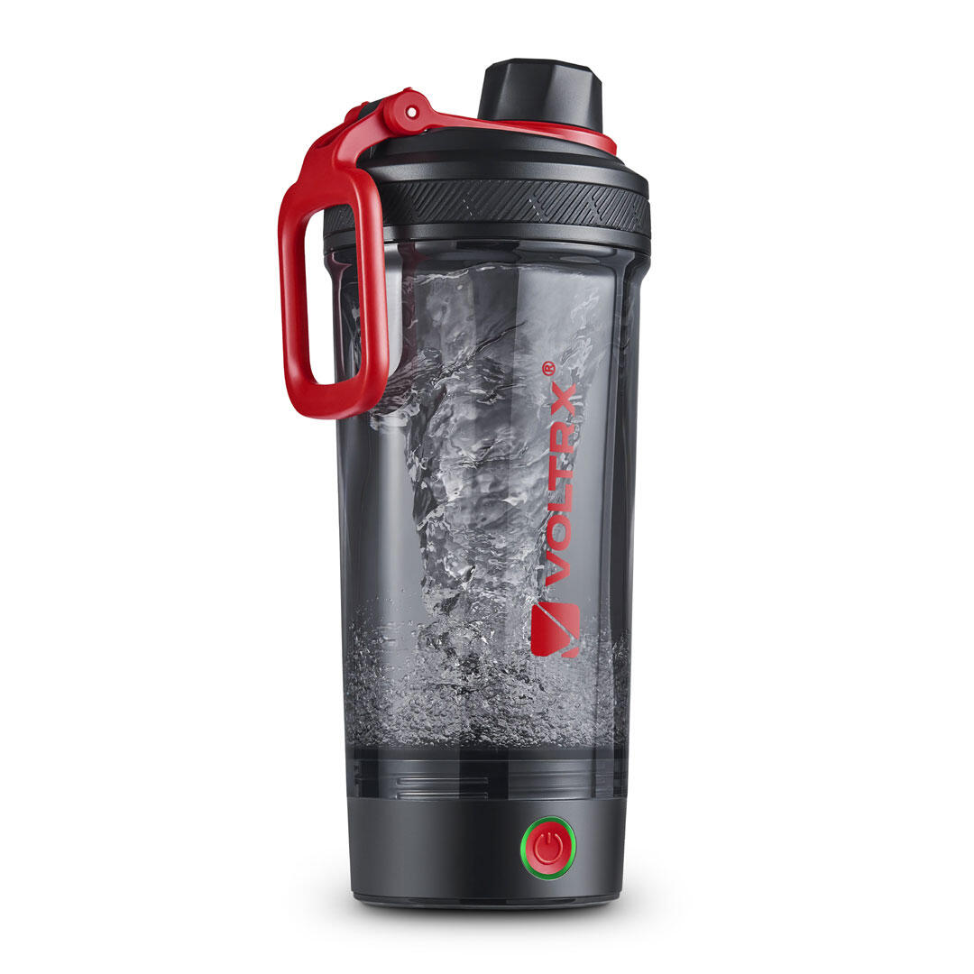 VOLTRX GALLIUM 700ML Electric Protein Shaker Bottle – RED - IRONTEC