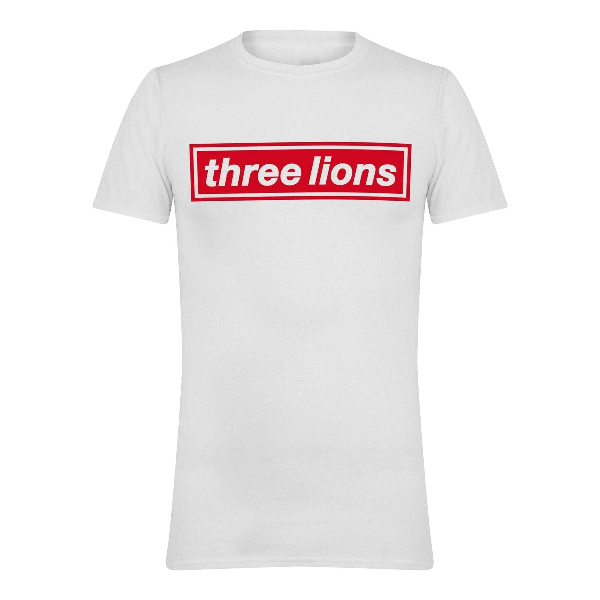 England Unisex Adult Three Lions Regular T-Shirt