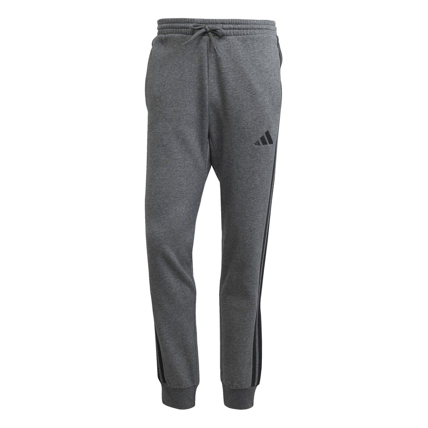 Adidas Mens Essentials Stripe Tapered Joggers