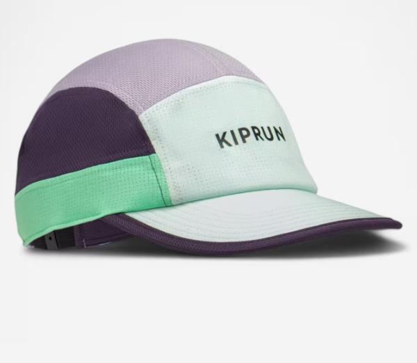 Entre Particuliers - Kiprun Casquette running 5 panneaux turquoise viol 3/5