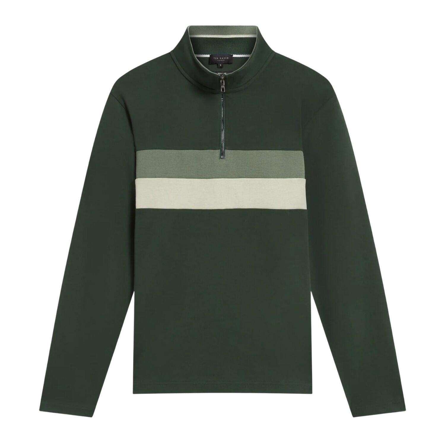 Ted Baker Mens Quarter Zip Fleece Top