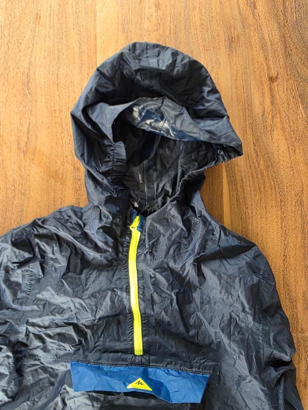 Tussen Particulieren - Regenjas/poncho Quechua MH100 donkerblauw 7-9 jaar 3/4