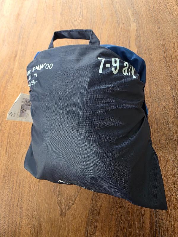 Tussen Particulieren - Regenjas/poncho Quechua MH100 donkerblauw 7-9 jaar 4/4