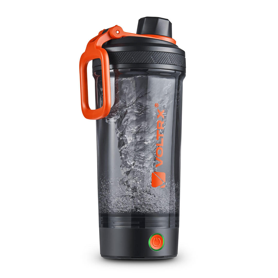 VOLTRX GALLIUM 700ML Electric Protein Shaker Bottle – ORANGE - IRONTEC